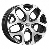 K&K КС869 6.5x16 5*114.3 ET45 DIA60.1 Алмаз черный Литой