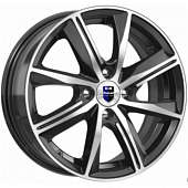 K&K Арнар 6x15 4*100 ET40 DIA60.1 Алмаз черный Литой