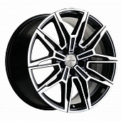 Khomen KHW 1904 8.5x19 5*112 ET30 DIA66.6 Black-FP Литой