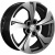 Khomen KHW 1724 7x17 5*108 ET40 DIA54.1 Black Литой